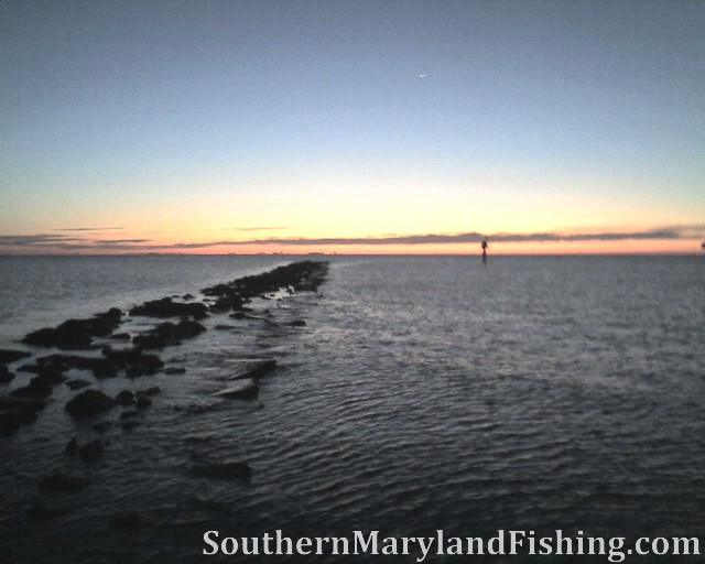 chesapeake bay fishing sunrise